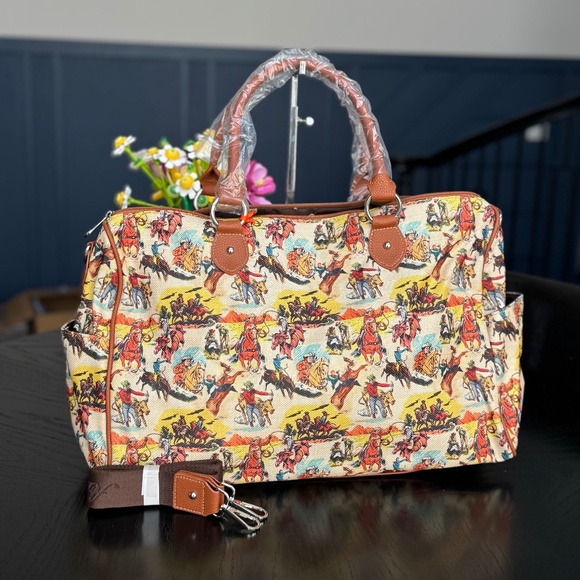 American Bling by Montana West Weekender Bag NWT - Picture 1 of 7